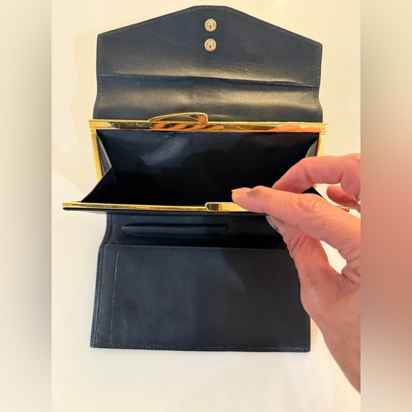 MCM Vintage Visetos Black and White Women's Wallet/Check Register - Picture 10 of 15